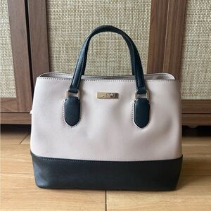 Kate Spade Black and Cream Satchel